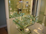all glass sink